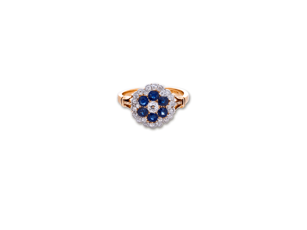 ANTIKSCHMUCK RING UM 1895